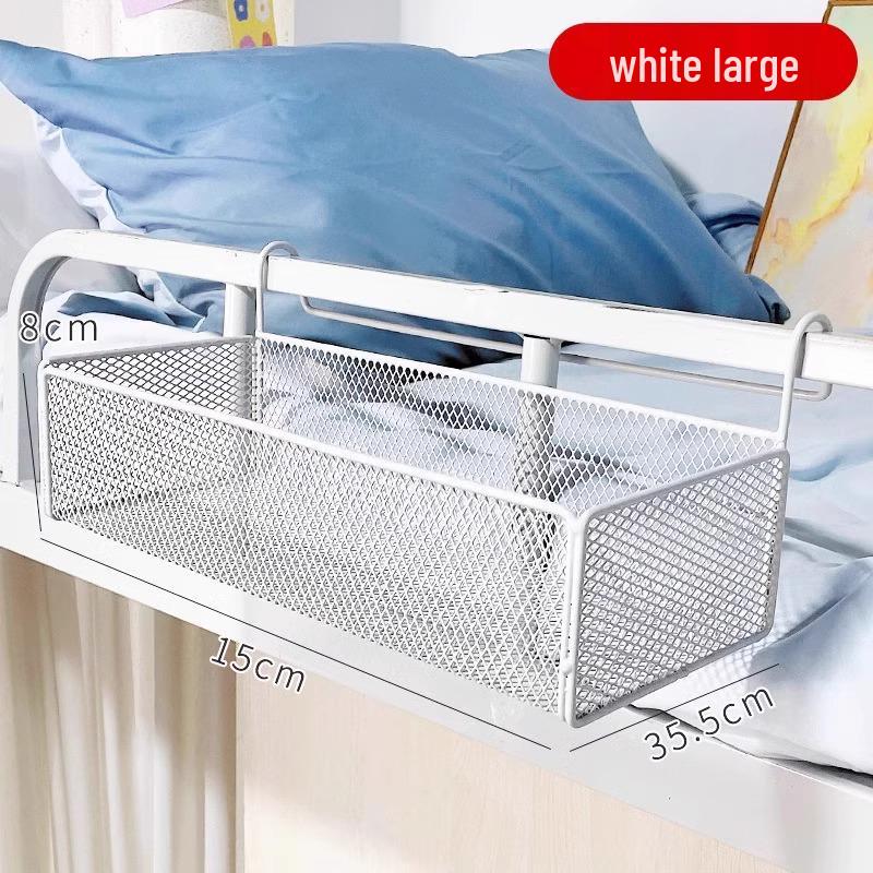 

Non-Punching Dorm Wall Shelf Storage Basket for Upper Bunk