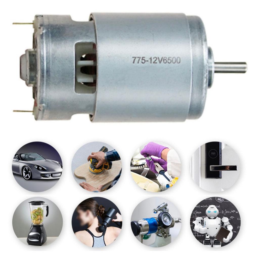 Silnik z podwójnym łożyskiem kulkowym Silnik o dużym momencie obrotowym Silnik prądu stałego 775 Odprowadzanie ciepła