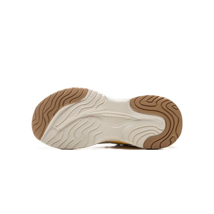 Li Ning Kids Synthetic Leather Woven Fashion Versatile Non-Slip Shock Absorbing Wear-Resistant Breathable Low-Top Casual Shoes Kids sneaker YKCU244-1