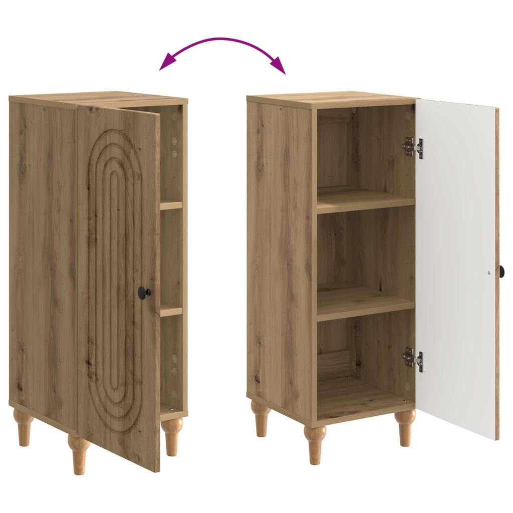 Sideboard Artisan Oak 33 x 34.5 x 90 cm Particleboard
