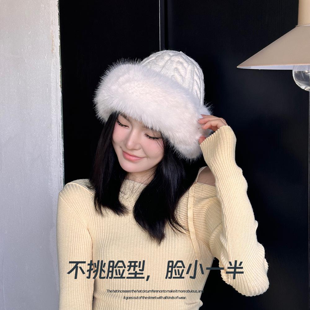Winter Hat Female Cute Antlers Hairball Ear Protectors Plush Hat Christmas Thickened Northeast Lei Feng Hat Cycling Hat