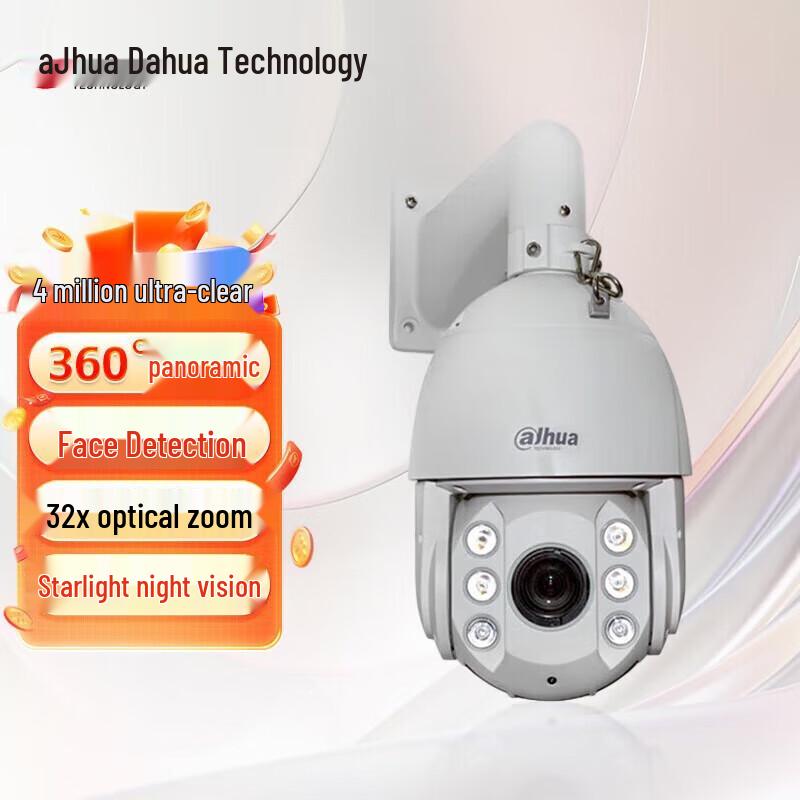 

Dahua SD6432-D2-i 4MP 32x Zoom Outdoor IR PTZ Dome Camera CN plug (adapter included)