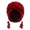 Turban Cap Crossed Pullover Hat Solid Color Sunscreen Beach Hats Simple Beanie Hat  Outdoor