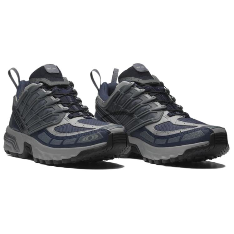 Salomon Acs Pro Gtx Lightweight Comfortable Non-Slip Durable Waterproof Low-Top Running Shoes Unisex sneaker Midnight-Blue 475995
