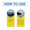 Rayhong Car Glass Cleaner Anti-Fog Two-in-One Windshield Cleaner Brightening and Oil Film Removal Anti-Fog Agent 100ml