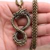Ouroboros Dragon Necklace Greek Egyptian Symbol 124