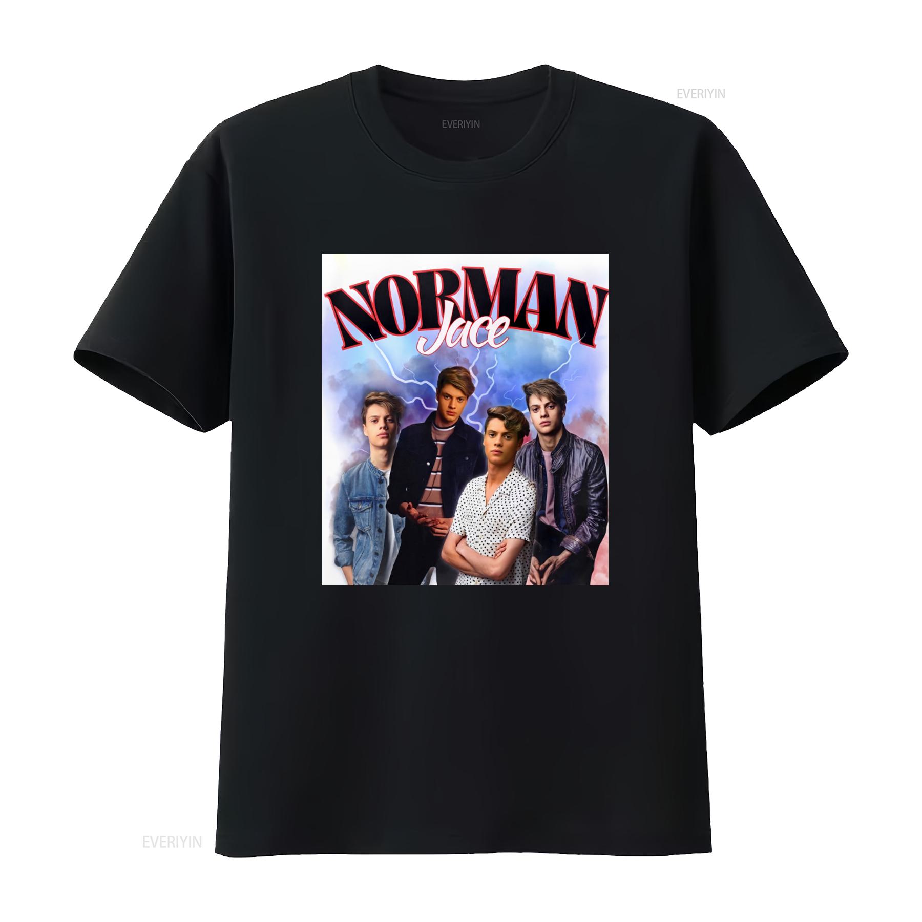 

Jace Norman Lover Henry Danger T Shirt for Men Fashion Print vintage Washed Slightly streetwear Soft Top For Everyday Wear 4XL