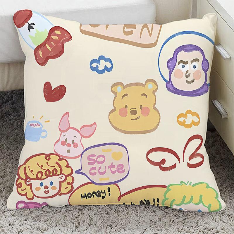 Cartoon Graffiti Style Pillow Cushion Bedroom Bedside Cushion Living Room Sofa Cushion Cushion Office
