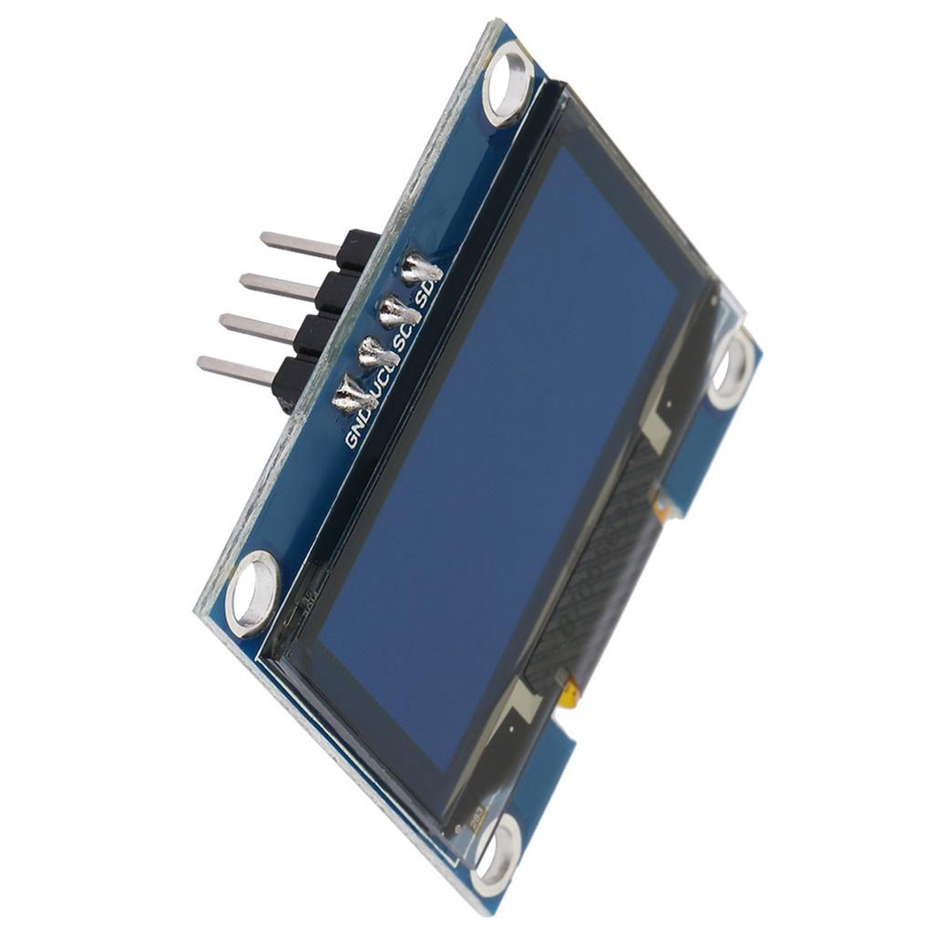 1 stk 1,3 tommers OLED-skjermmodul IIC I2C Communicate 128X64 BlueText Color