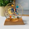 1SET starry sky universe galaxy 3d three-dimensional laser color printing inner engraving crystal ball luminous night light ornament
