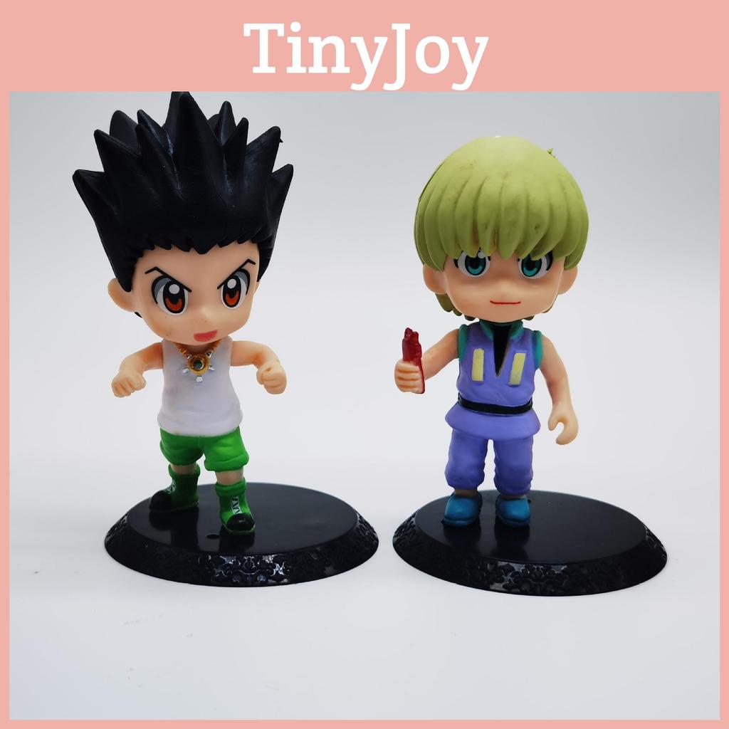 Adorable Q Version Hunter X Hunter Figurines Set Featuring Gon Killua Kurapika And Hisoka