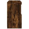 Sideboard with LED Lights Smoked Oak 60 x 37 x 67 cm