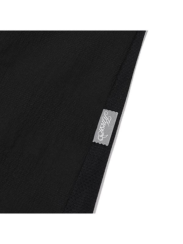 Kirsh Layered Hooded Woven Dress [Black]