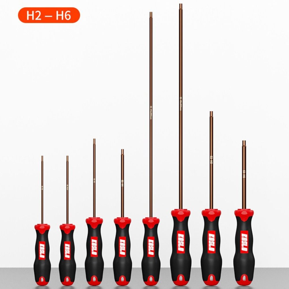 New Internal Hex Hexagonal Screwdriver Extended Length H2.5/4mm Hexagonal Wrench Straight Shank Hand Tool