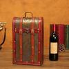 Europäische Designs Robuste Holz-Weinpräsentationsbox mit weicher Auskleidung für Weinliebhaber und Sammler Aufbewahrungslösung