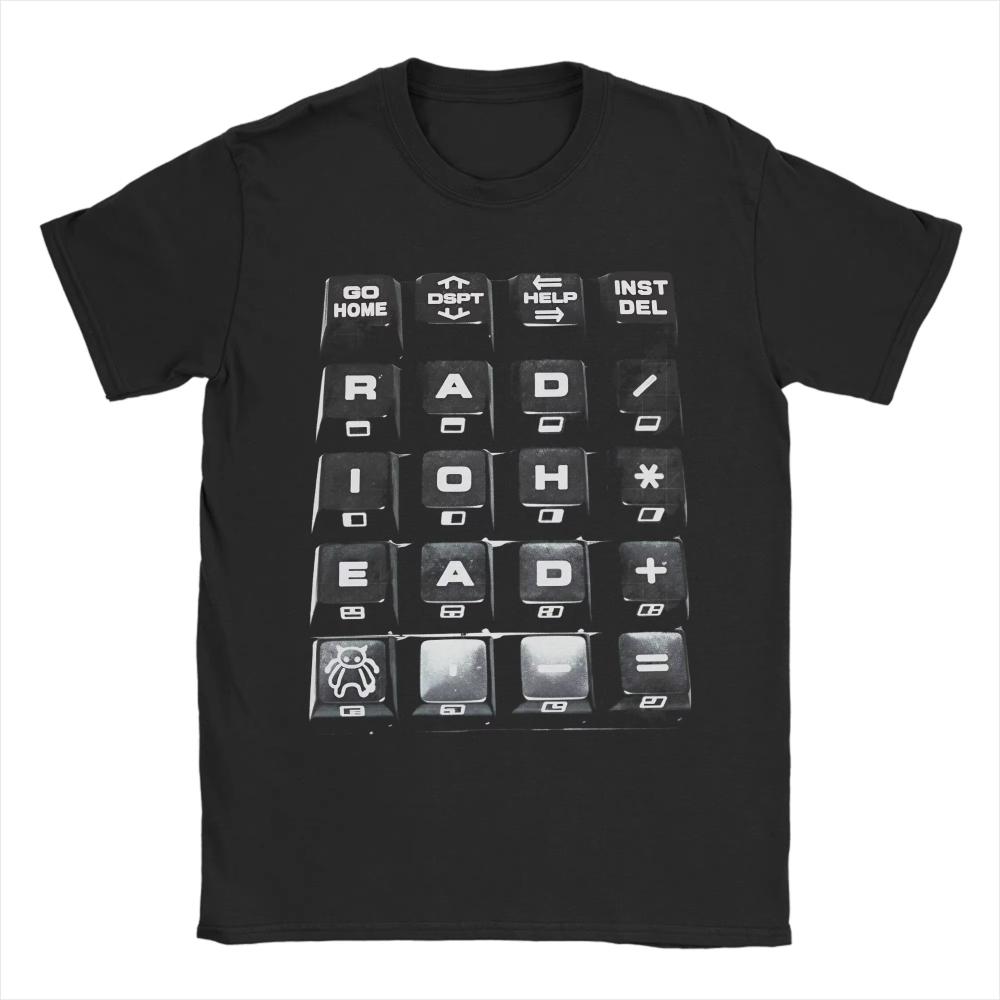 

2026 New Hot Sale Radioheaded Rock Band Music Tour Merch Men Women Printed T Shirt Cotton Tee Print Tops Oversized Male Tshirt L
