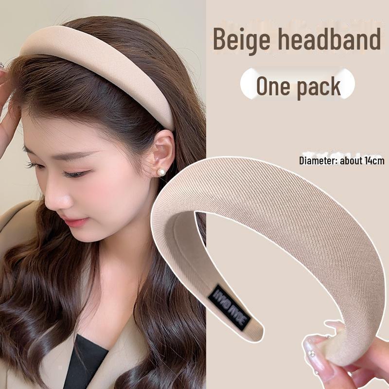 

Женская нескользящая повязка для волос с широким краем на осень/зиму: Универсальный аксессуар для умывания лица и укладки волос 1 piece