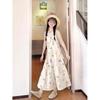 Sweet Girl Sleeveless A-Line Long Dress - Spring/Summer Loose Fit