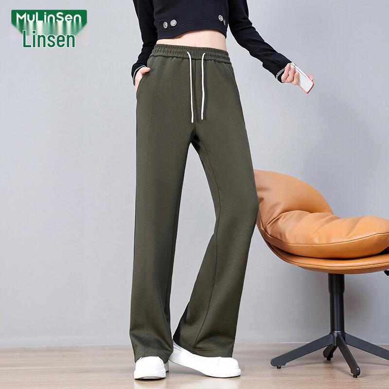 MULINSEN High-Waisted Wide-Leg Casual Trousers 3XL