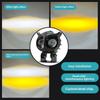 LED Motorcycle Spotlight Binocular Owl Two-color Small Steel Cannon Electric Vehicle Headlight Modified LED Lights Waterproof
