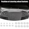Car Door Button Decals Steering Wheel Switch Protection Stickers Auto Accessories for Tesla Model Y Juniper/Model 3 Highland/X/S