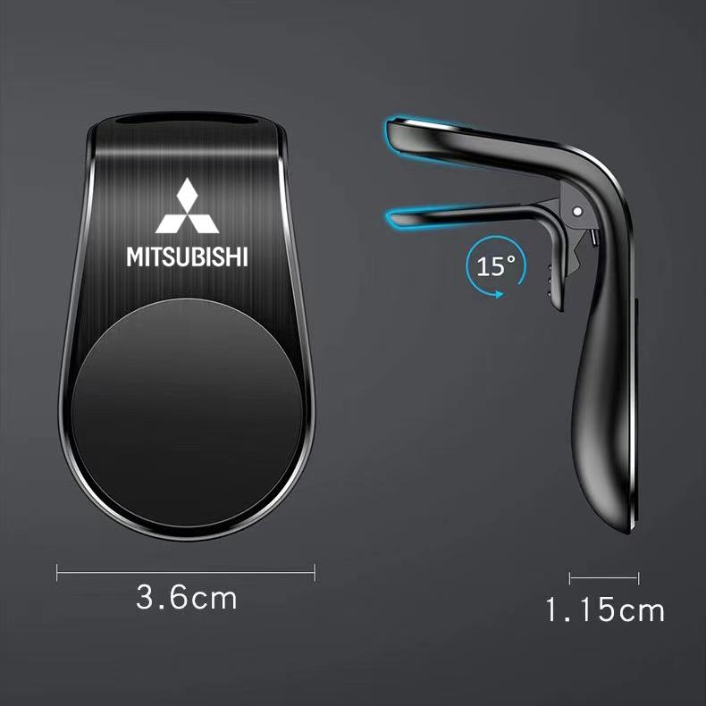 Suport magnetic metalic pentru telefon auto Pentru Mitsubishi ASX LANCER OUTLANDER PAJERO Ralliart Accesorii Stilizare auto