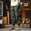 Men's New Overalls Wear-resistant and Dirt-resistant Loose Industrial Style Men's Pants Casual High-end Trendy Brand Men's Pants Men's Clothing