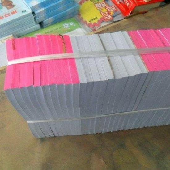 110-Sheet Thick Blank Memo Paper Notebook - Super Value White Draft Pad