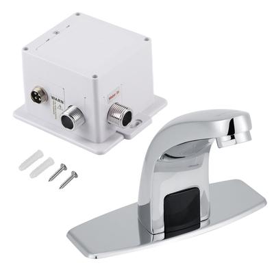 Automatic Infrared Sensor Faucet Kitchen Bathroom Sink Cold Water Tap with Control Box