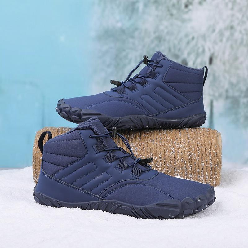 Refers to outdoor sports cotton shoes, men's and women's velvet warm boots, wear-resistant non-slip snow boots, winter thickened couple shoes