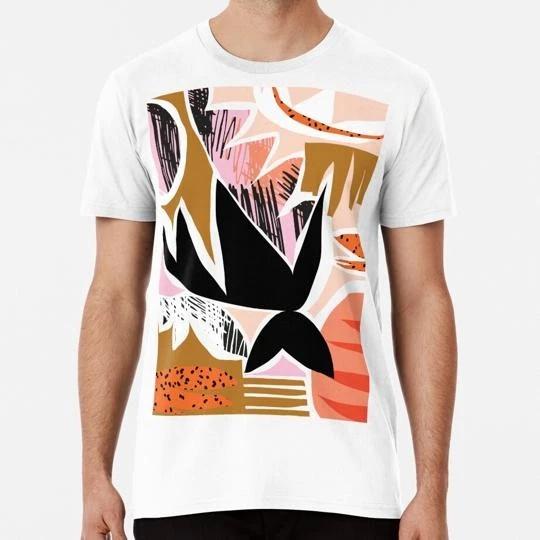 

Refresher Abstract Bright Print Size S to 5XL Made in the USA T-Shirt 4XL