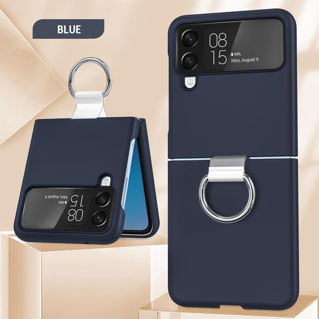 Shockproof Ring Folding Cell Phone case for samsung Z Flip 4 3 Protective Cover