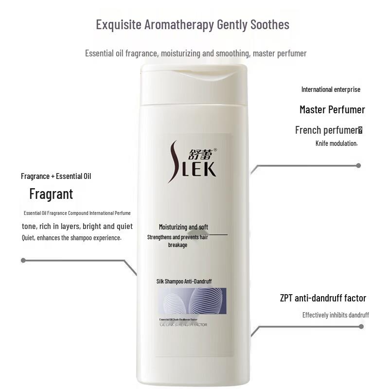 Slek Moisturizing Smoothing Anti-Dandruff Silk Shampoo