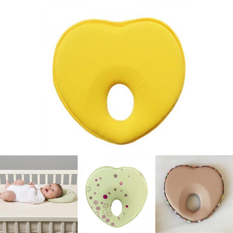 Luxurious Baby Pillow Toddler Sleep Positioner Anti Roll Cushion Flat Head Protection