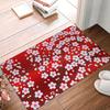 Cherry Blossom sparkle Non-slip Doormat Floor Mat Washable Carpet Rug for Kitchen Entrance Home Balcony Footpad Mats