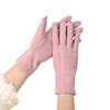 Dralon Winter Gloves Full Finger Windproof Driving Mittens Coldproof Solid Color Full Finger Gloves for Outdoor Cycling Skiing