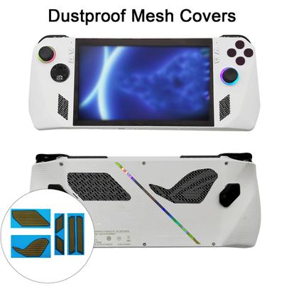 6Pcs Game Console Dustproof Mesh Covers Self-Adhesive Strong Stickiness Easy To Install Dust Proof Filter Covers for ROG Ally