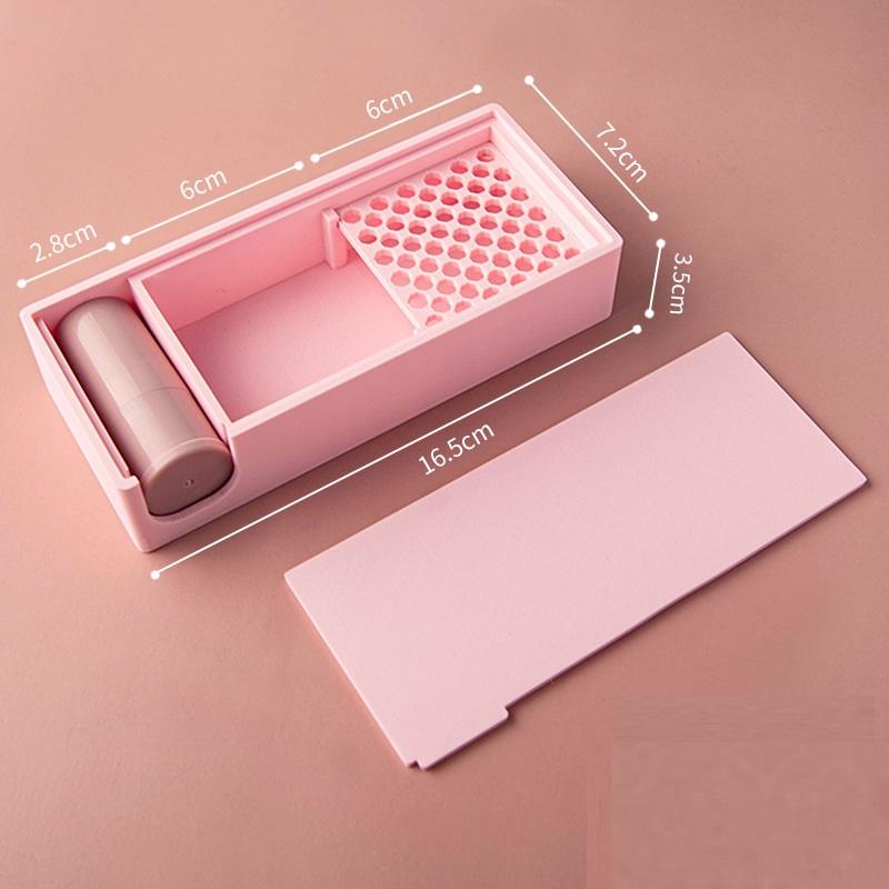 Polymer Clay Cutter Anti-Stick Starch Box With Brush Soft Ceramic Powder Storage Box Diy Earrings Jewelry Auxiliary Tools