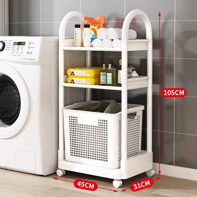 Dirty Clothes Laundry Hamper for Bathroom and Toilet Storage