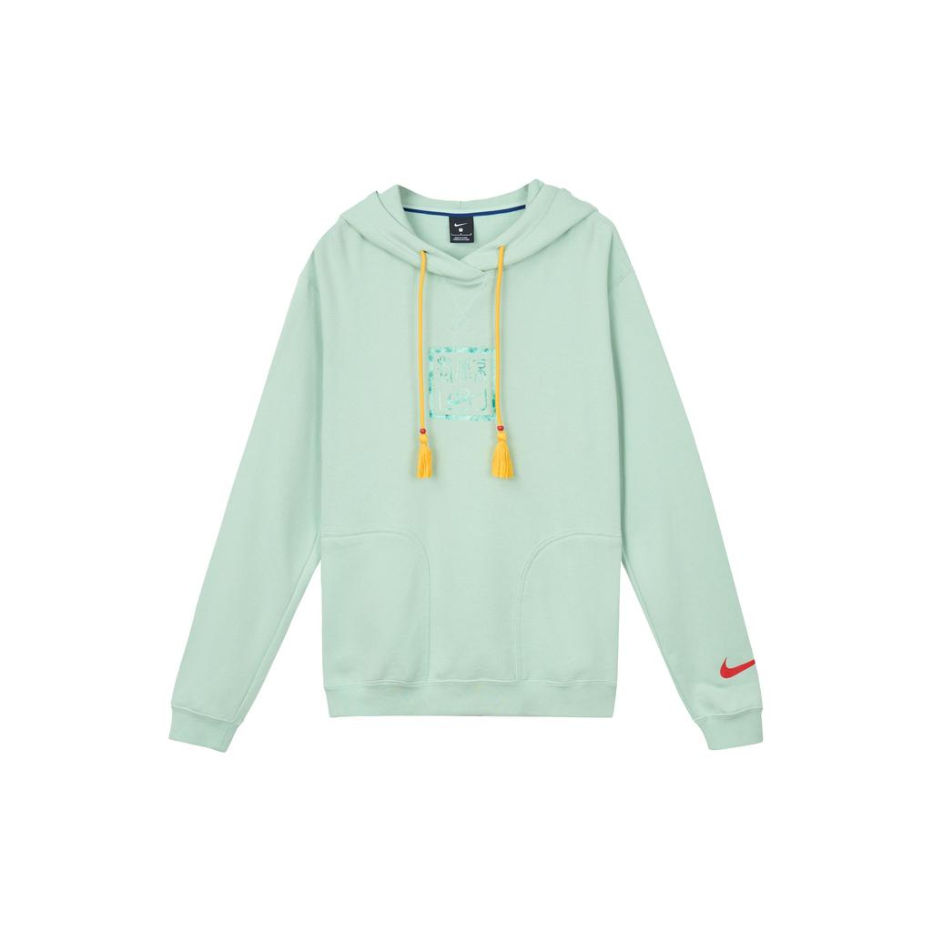 Nike Lebron Logo Print Casual Sport Pullover Hoodie Men Tops Frost Pale-Grass-Green DC9998-330