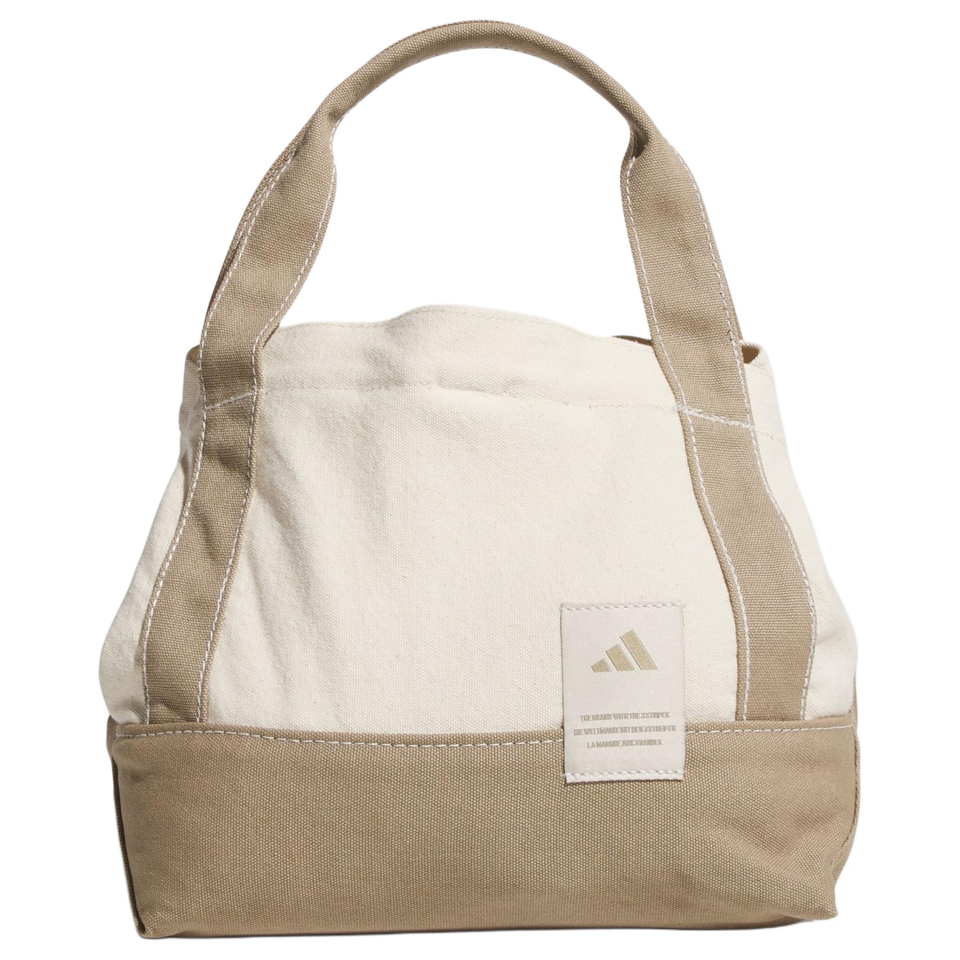 

Новая хлопковая сумка-тоут Adidas, хозяйственная сумка, дамская сумка унисекс бежевая JZ7941 39.1*18.0*21.1CM