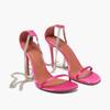Star style Concise Narrow band Women Sandals Elegant Thin High heels Crystal Strap Female Gladiator Sandals Summer Shoes