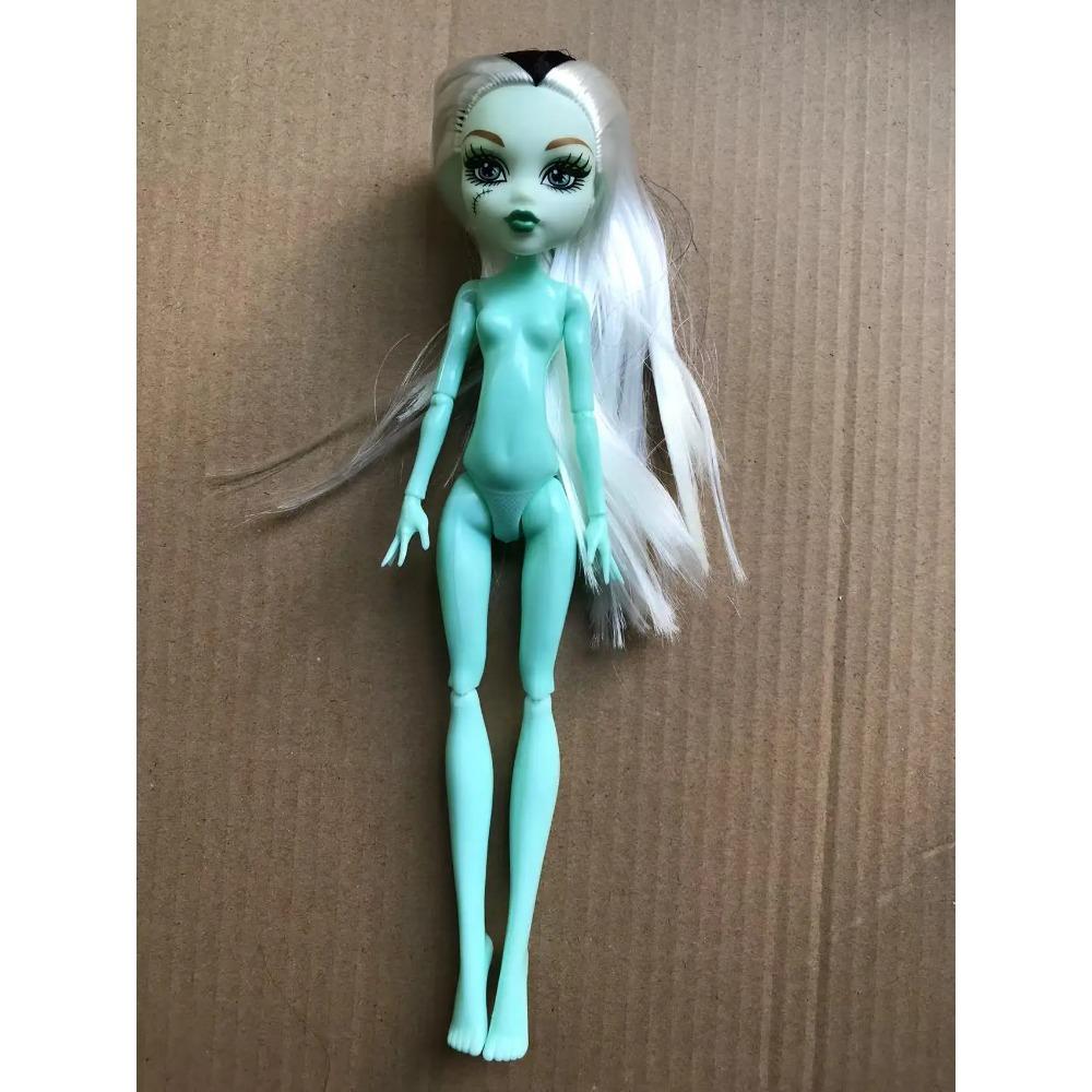 Slim Doll Body Heads Colorful Hair Doll Head Green White Black Brown Pink Beige Color Doll Body Multi Joints Movable Doll Figure