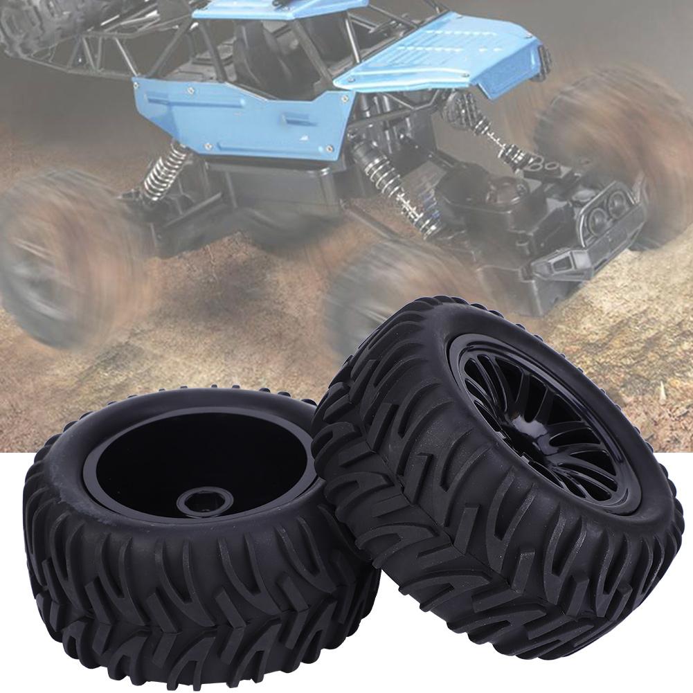 115mm 1 10 Remote Control RC Car Arrowhead Type Wheel Tire Replacement AccessoriesBlack
