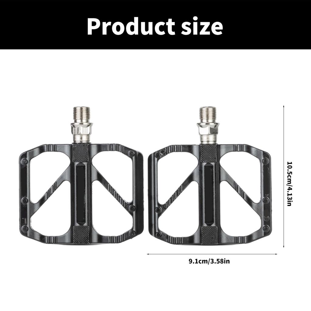 R27 Light weight Bicycles Platform Pedals Bearings Nonslip Bicycles Pedals for Mountain Cycling Road Bicycles