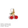 eManco Stainless Steel Charms Bohemian Style Fruit Elements Strawberry, Pineapple, Cherry Summer Trendy Jewelry Pendant