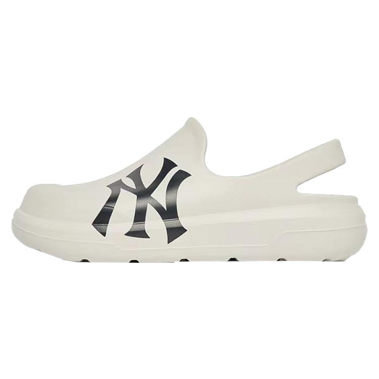 

Новые сандалии MLB на массивной подошве Bouncer, резиновая подошва, устойчивые к запаху, нескользящие, тапочки с закрытым носком, унисекс, белые 3ASDCBC33GP001 42.5