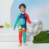 Children's Long Sleeve Sun Protection Quick-Drying Swimsuit Set for Boys