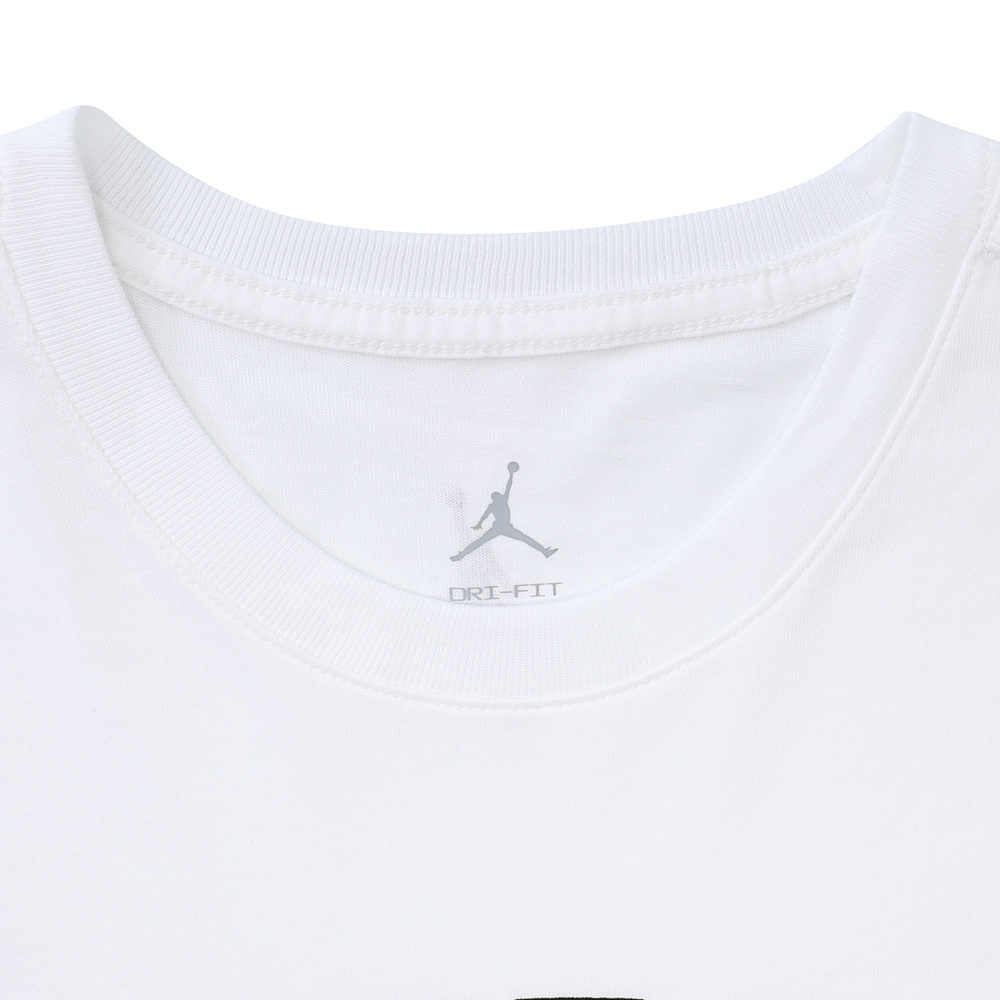 Jordan J Sprt Wm Df Ss Tee Letter Print Crew Neck Short Sleeve T-Shirt Men Tops White FZ1926100