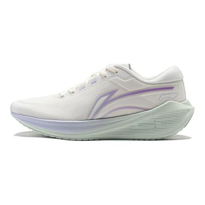 Li Ning Wushi Lite V2 Lightweight High Resilience Shock Absorption Non-Slip Wear-Resistant Low-Top Running Shoes Women Sneaker Off-White ARST054-3
